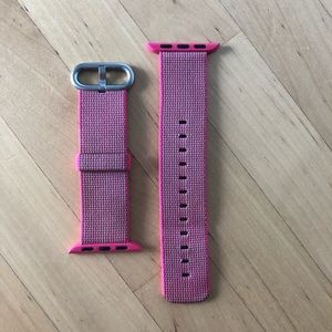 Pink Apple Woven Band for 38mm Watch